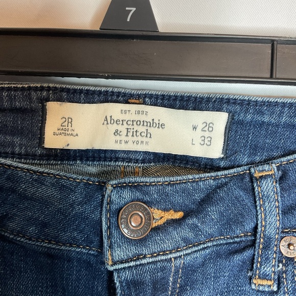 Abercrombie & Fitch "The A&F Skinny" womens jeans w26 L33 - Picture 7 of 10